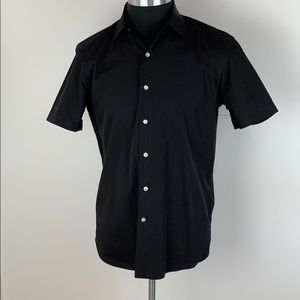 Culturata Men’s L short sleeve shirt Black